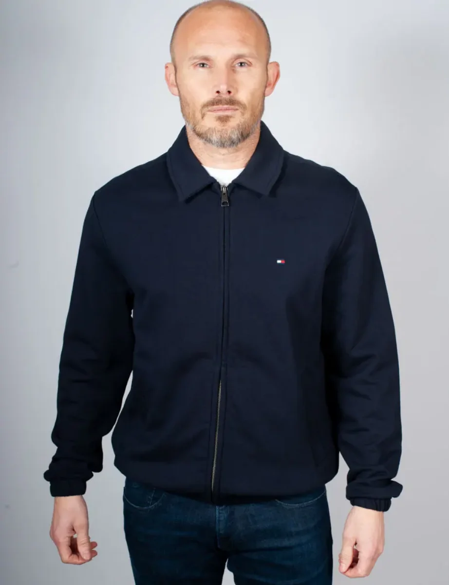 Tommy Hilfiger Essential Terry Sweat Ivy Jacket | Navy
