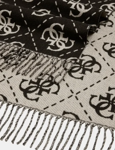 Guess Nolana 4G logo scarf | Black