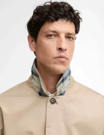 Barbour Short Rokig Waterproof Jacket | Dark Brindle