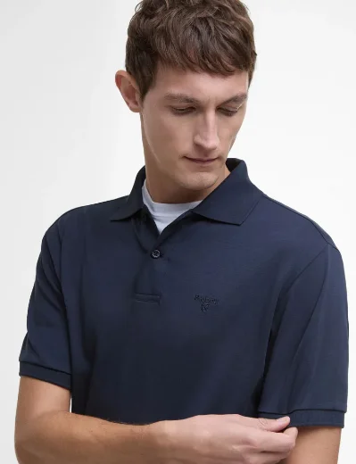Barbour Hylton Interlock Polo | Navy