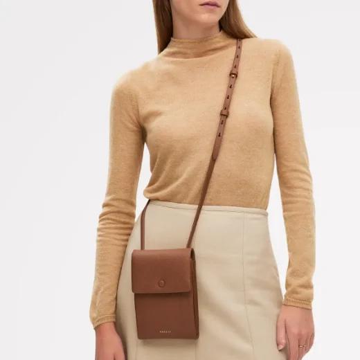 Radley Mallow Street Medium Phone Crossbody / Saddle Brown
