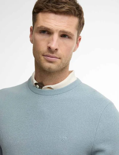 Barbour Honeycomb Crew Sweat | Grey