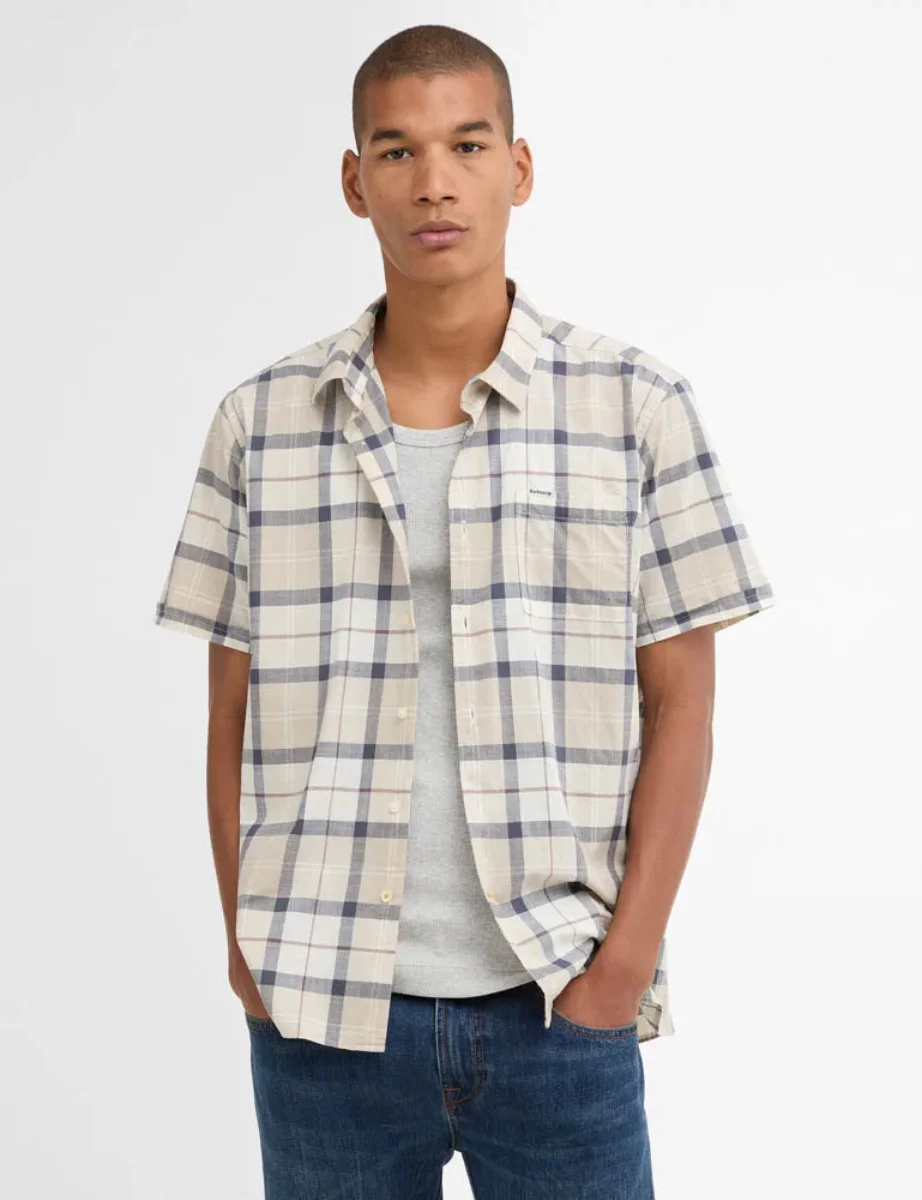 Barbour Gordon Short Sleeve Shirt | Oban Mist Tartan