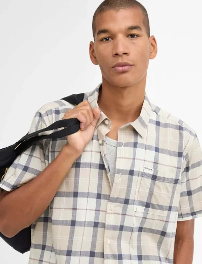 Barbour Gordon Short Sleeve Shirt | Oban Mist Tartan