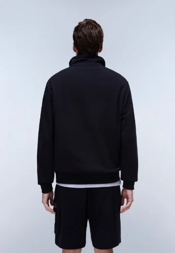 Napapjiri B-Box Logo Half Zip | Black