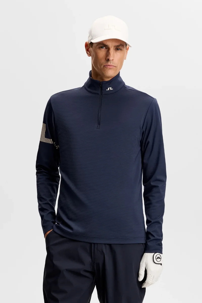 J Lindeberg Heath Strike Mid-Layer | Navy