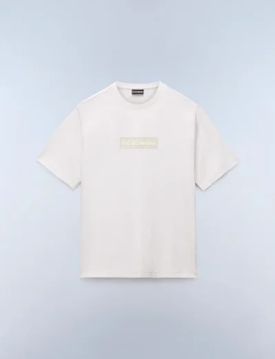 Napapijri S-Box Logo Short sleeve T-Shirt | White