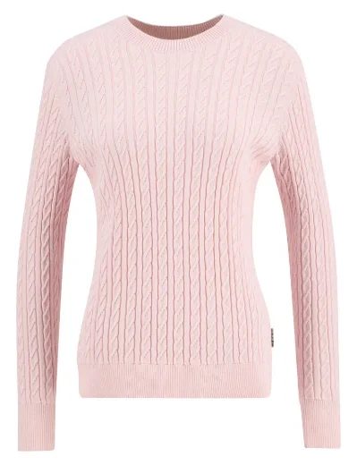 Barbour Women's Hartland Crew Knitted Jumper | Pink