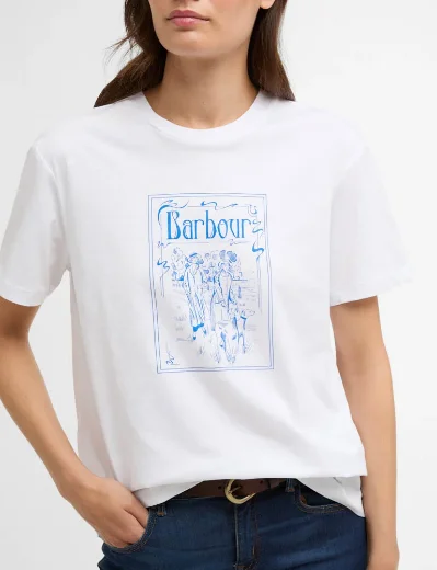 Barbour Women's Hambleton T-Shirt | White 