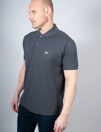 Lacoste Classic Fit L12.12 Original Polo Shirt | Dark Grey