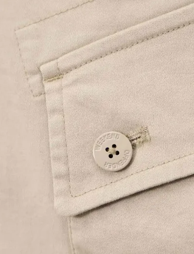 Weekend Offender Ksar Cotton Cargo Short | Stone