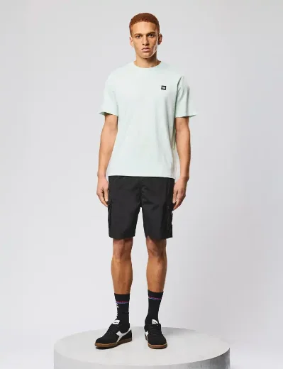 Picture of Weekend Offender Brooklands Badge T-shirt | Amazonite 