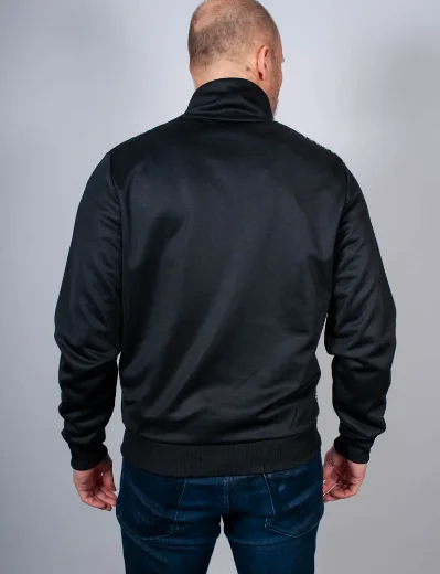 Picture of Fred Perry Knitted Front Track Jacket | Black