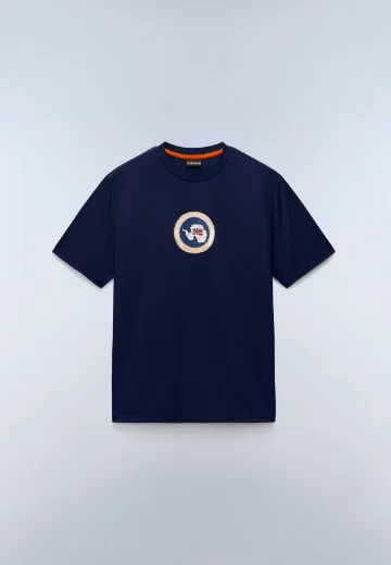 Napapijri Phos Short Sleeve T-Shirt | Navy