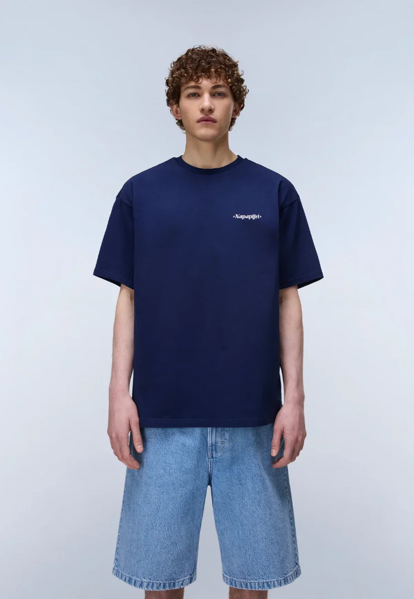 Napapijri Fluorite Short Sleeve T-shirt | Blue