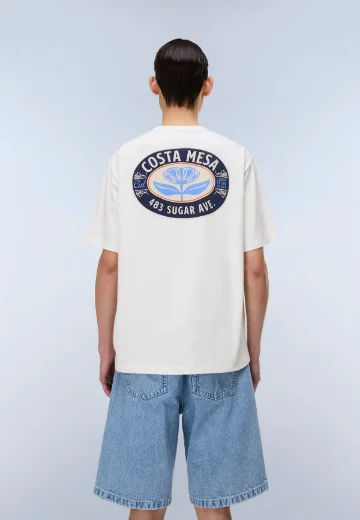 Napapijri Fluorite Short Sleeve T-shirt | White Whisper