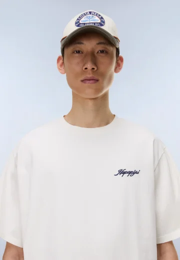 Napapijri Fluorite Short Sleeve T-shirt | White Whisper