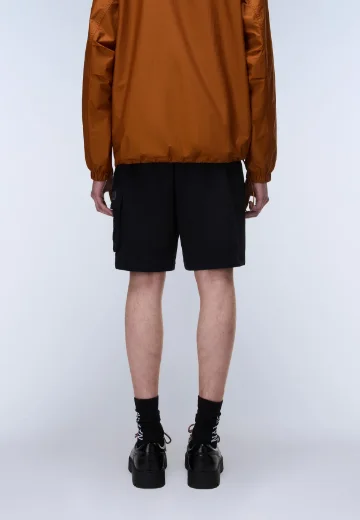 Picture of Napapijri Box Logo Sweat Cargo Shorts | Black