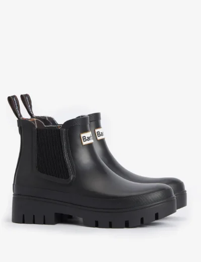 Barbour Halton Ankle Wellingtons | Black