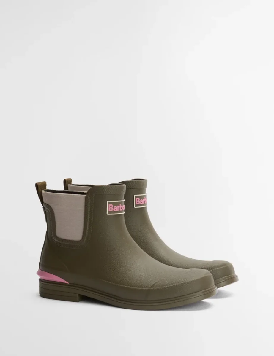 Picture of Barbour Womens Abbeyfield Packable Wellington | Olive