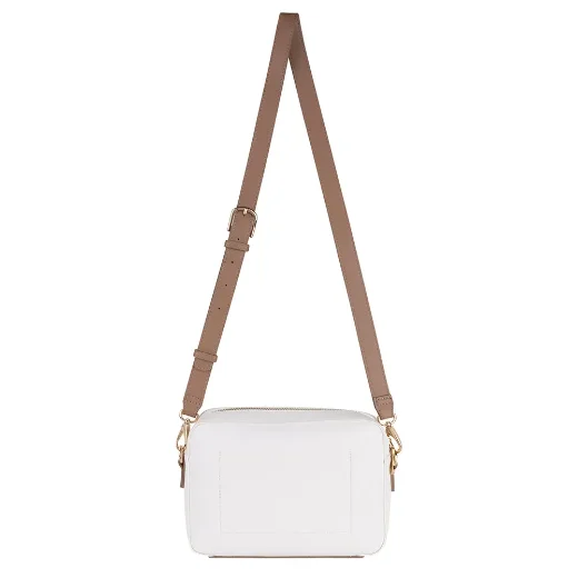 Valentino Alexia Camera Bag | Blanco/Cuoio