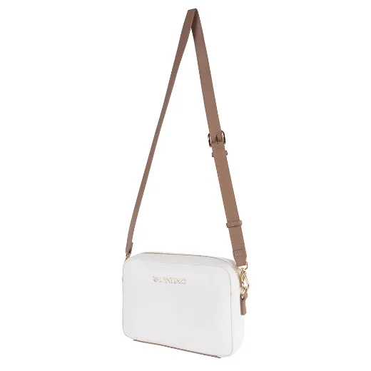 Valentino Alexia Camera Bag | Blanco/Cuoio