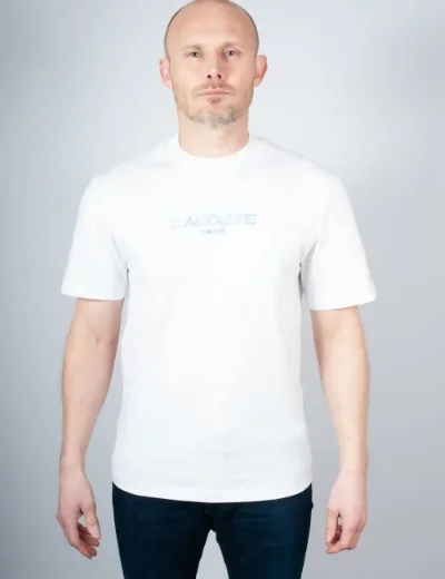 Lacoste Men's Paris Logo T-shirt | White
