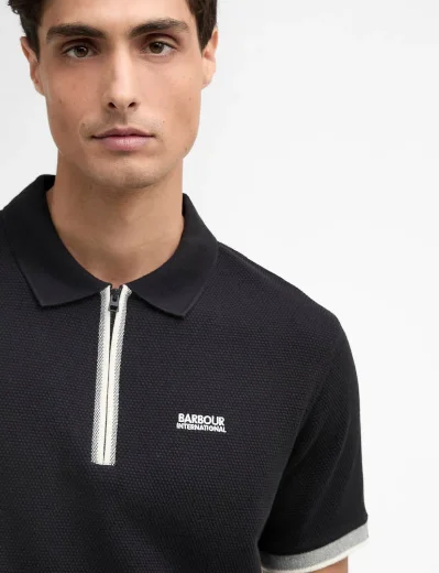 Barbour International Swinford Polo | Black
