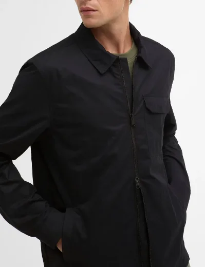 Picture of Barbour International Warren Overshirt | Black