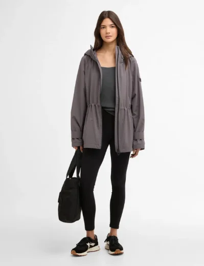 Barbour Intl Kyra Waterproof Jacket | Lavender Grey