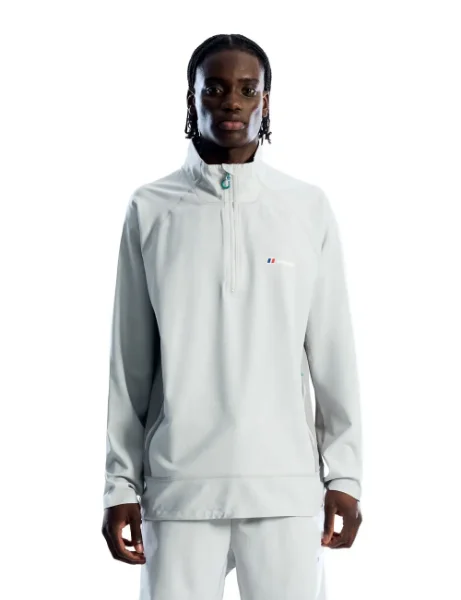 Berghaus Wavertree Half Zip Sweater | Light Grey|Cockney Rebel