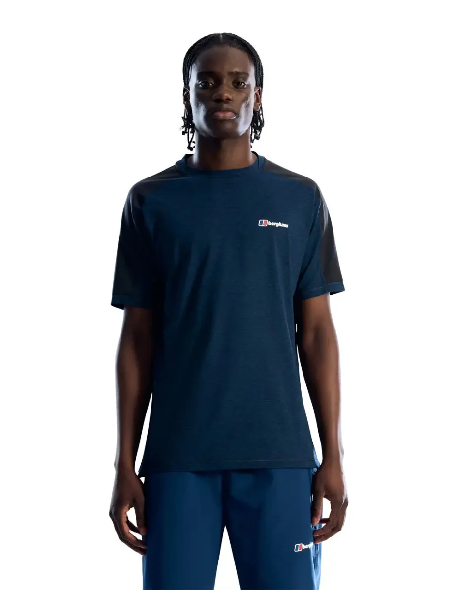 Picture of Berghaus Farndale Tech Tee | Hale Navy/Jet black