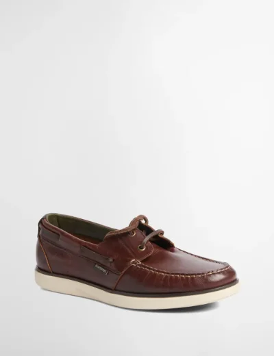 Barbour Men's Rothley Boat Shoe | Dark Brown