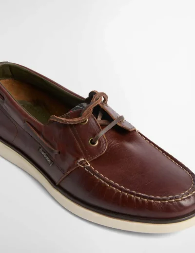 Barbour Men's Rothley Boat Shoe | Dark Brown