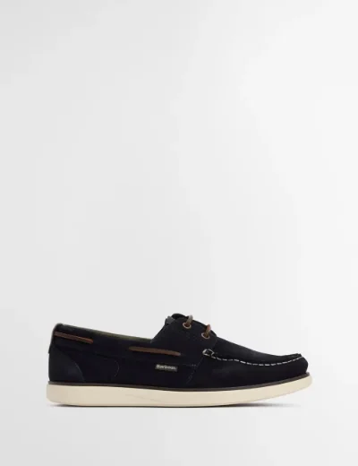 Barbour Men's Rothley Boat Shoe | Navy Suede