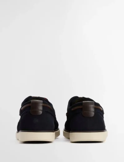 Barbour Men's Rothley Boat Shoe | Navy Suede