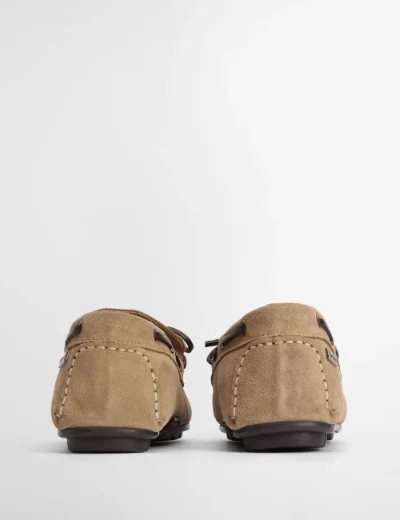 Barbour Men's Courage Driving Shoe | Taupe Suede