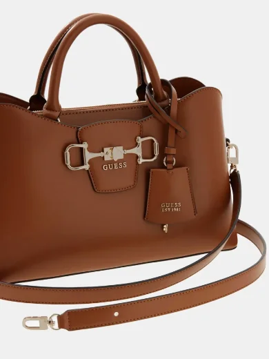 Guess Women's Janie Multiway Handbag | Brown