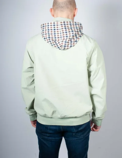 Picture of Aquascutum Softshell Mock Neck Jacket | Sage Green