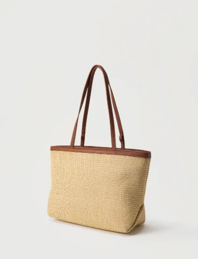 Valentino Maiam Tote Shopper Bag | Natural/Cuoio