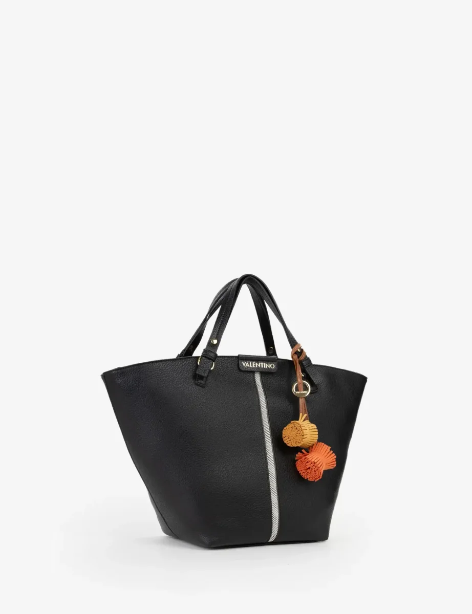 Valentino Hybris Re Shopper Bag | Black