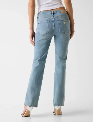 Guess Womens Sexy Straight Jeans | Light Blue