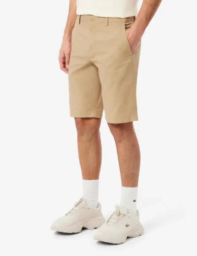 Lacoste Stretch Twill Chino Shorts | Beige