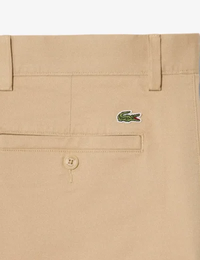 Lacoste Stretch Twill Chino Shorts | Beige