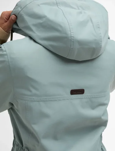 Barbour Maple Waterproof Jacket | Blue Sage/Gardenia