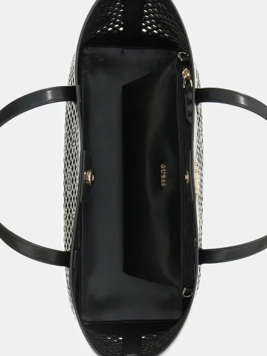 Picture of Guess Womens Letty Tote Shopper Bag | Black