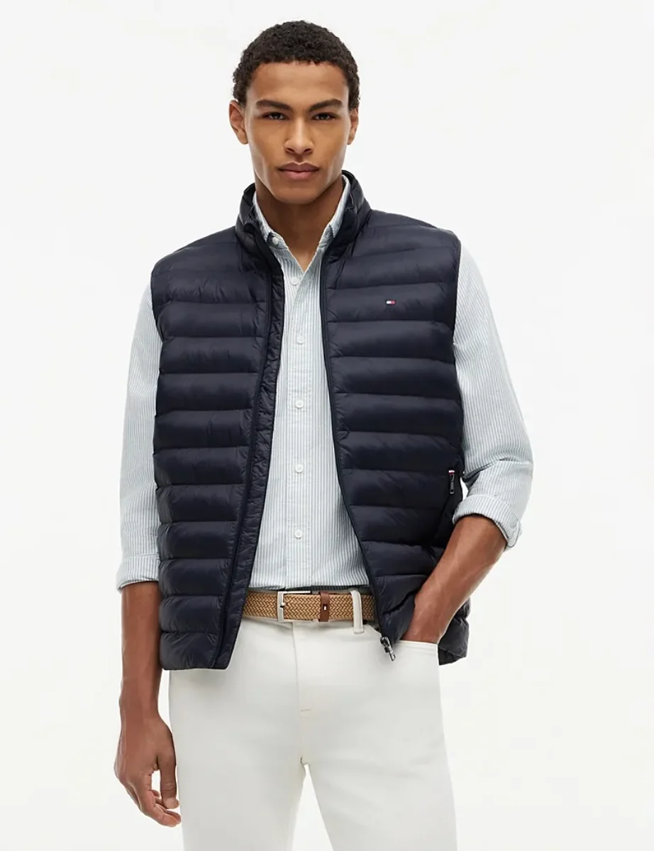 Tommy Hilfiger Packable Quilted Gilet | Navy