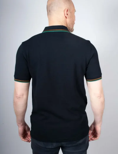 Fred Perry Twin Tipped Polo Shirt | Navy/Sport Green