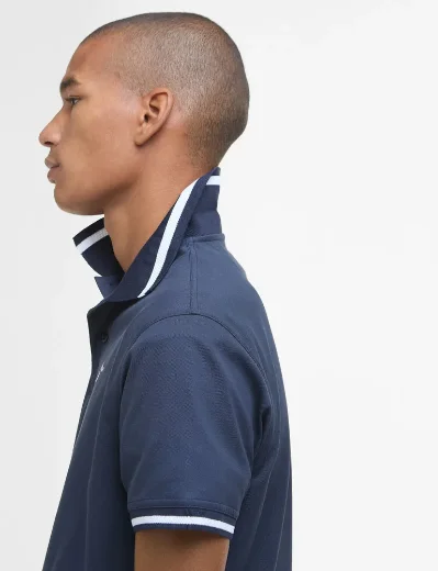Barbour Ferrybridge Lightweight Polo | Navy