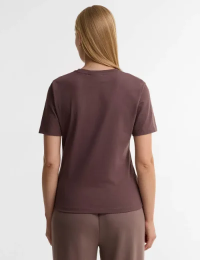 Picture of Barbour INTL Womens Colletta T-Shirt | Truffle